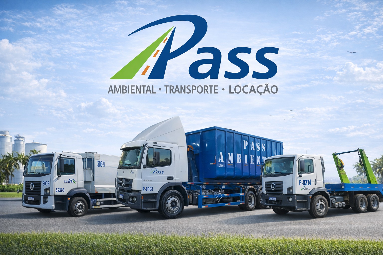 Caminhão PASS Ambiental em operação